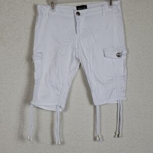 Jane doe white cropped pants size 7